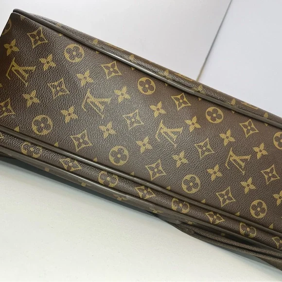 Louis Vuitton Monogram Icare Laptop Bag Messenger Brown Canvas Shoulder Strap - Picture 16 of 16